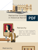 Patriarchal Orientation in Historical Narratives
