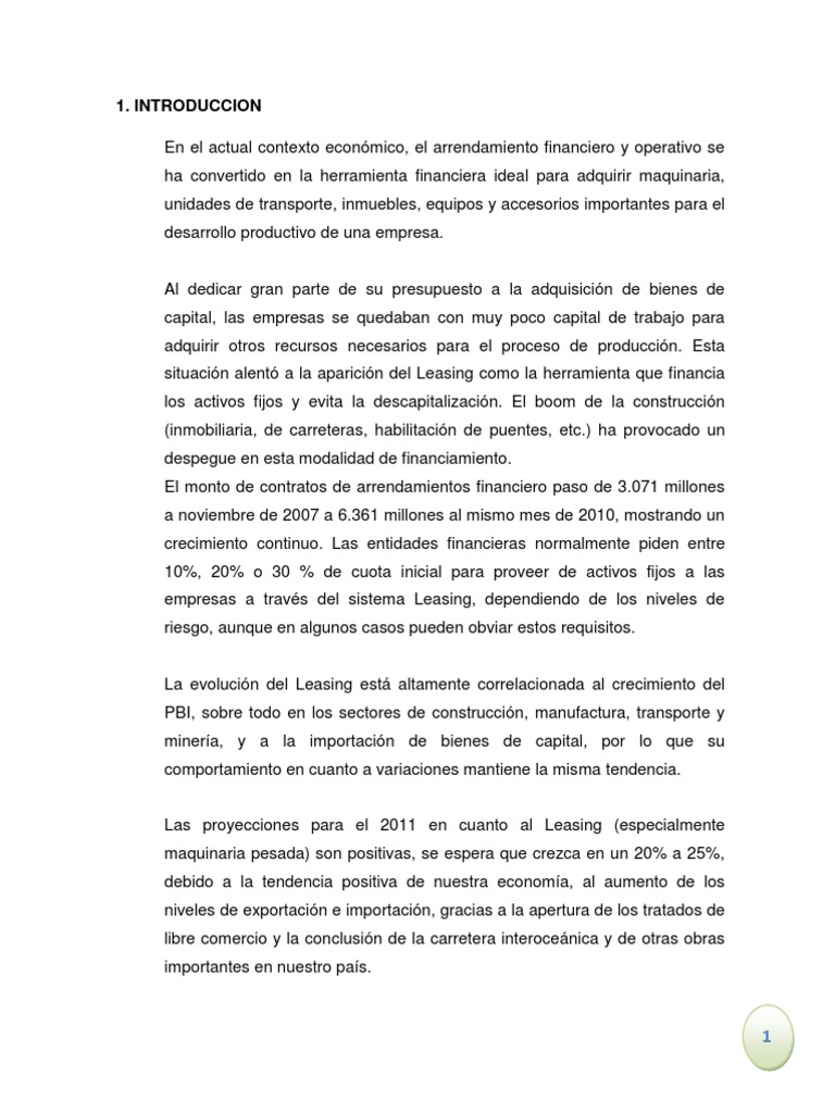 Leasing operativo pdf
