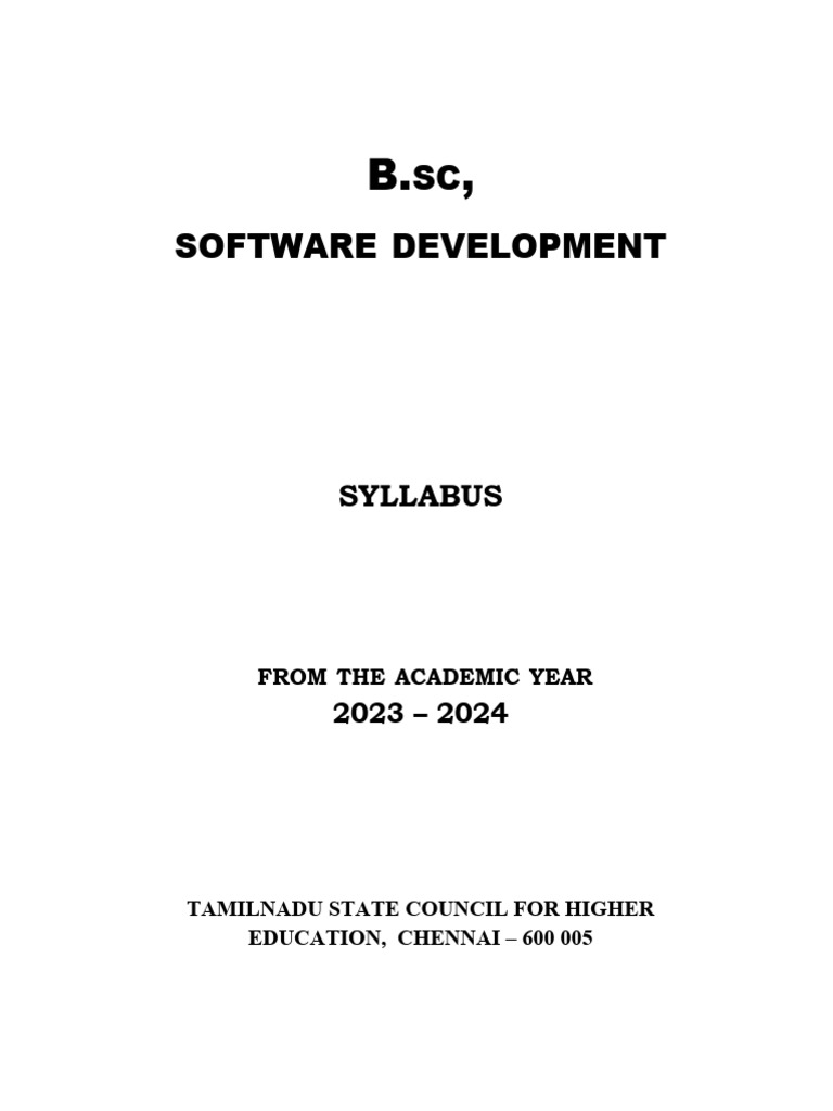 B.sc. Software Development | PDF