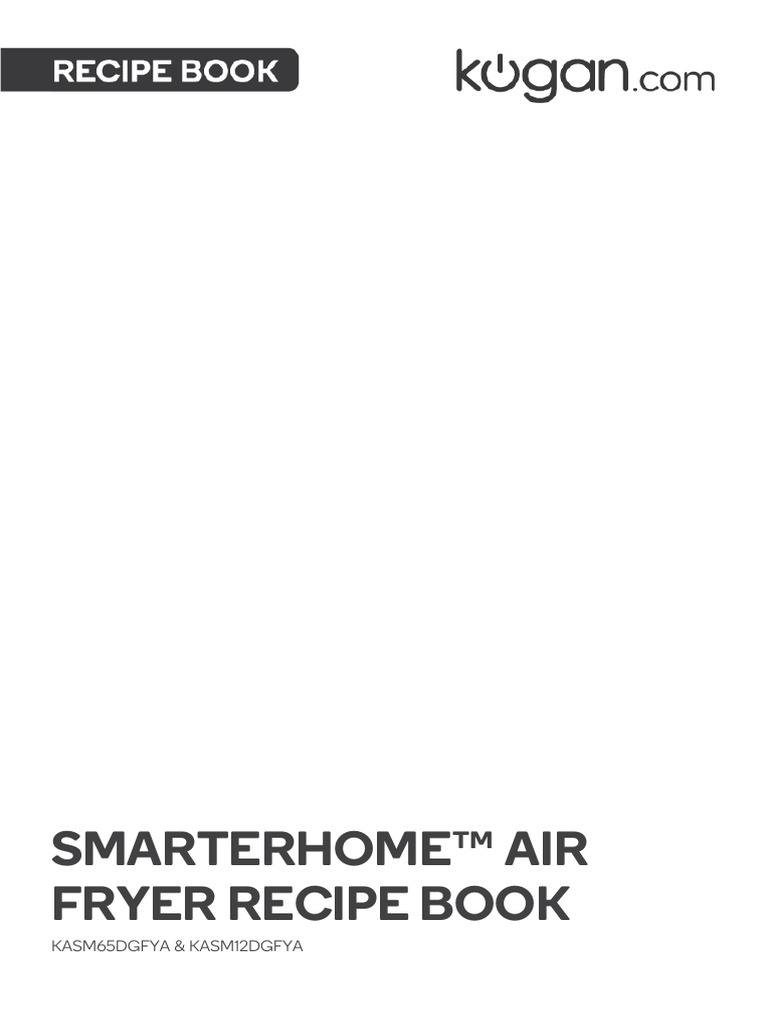 Air Fryer Recipes PDF Pizza Hamburgers