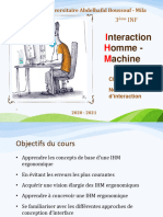 Chapitre1 Interface Homme Machine