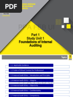 Part 1 - SU 1 Foundations of Internal Auditing