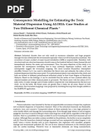 Consequence Modelling For Estimating The Toxic Material Dispersion Using ALOHA Case Studies at Two Different Chemical Plants