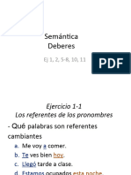 Semántica Pragmática Ejercicio Clave Respuestas