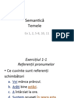 Semantică Pragmatică Exercițiu Cheie Răspuns