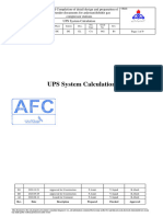 UPS System Calculation