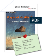 Exercicios O Que Sei Do Silencio