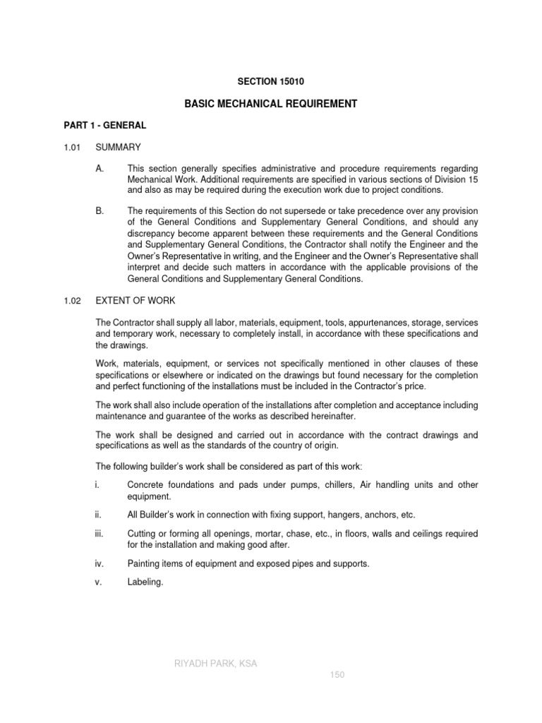 Basic mechanical requirements materials methods pdf
