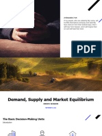 Demand Supply Market Equilibrium