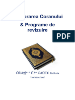 Programul Zilnic de Memorare A Coranului