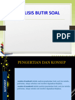 Analisis Butir Soal