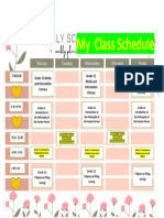 My Class Schedule