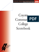 2000 Coyote Scorebook