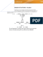 Solved T-Student Distribution Exercises