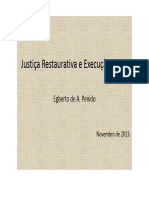 Justica Restaurativa e Execucao Penal