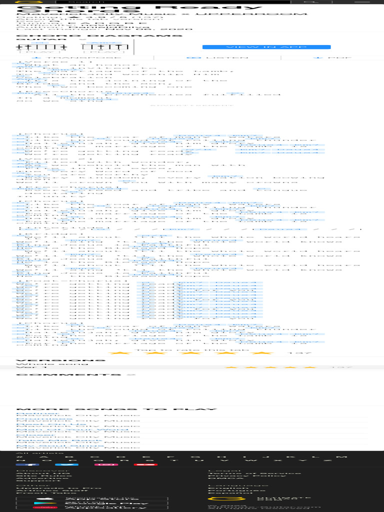Getting Ready Chords By Maverick City Music X Upperroom Pdf