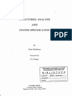 Structured Analysis and System Specification - DeMarco