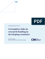 Corruption Risk Research Funding