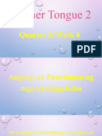 Angkop Na Panahunan NG Mga Salitang Kilos Grade 2