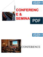 Conference and Seminar