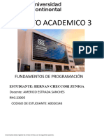 PRODUCTO ACADEMICO 3 Fundamentos de Programación