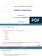SI & Modeles D'organisation