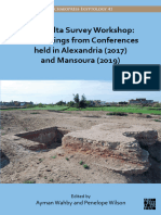 The Delta Survey Workshop: Proceedings From Conferences Held in Alexandria (2017) and Mansoura (2019)