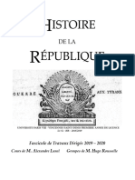 Plaquette Histoire de La République Paris Viii