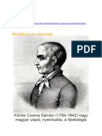 Kőrösi Csoma Sándor (1784-1842) Nagy Magyar Utazó, Nyelvtudós, A Tibetológia