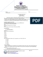 Learning Activity Sheet Math6 Q2W4