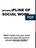 The Discipline of Social Work