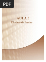 03 Técnicas de Ensino