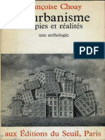 Urbanisme, Utopies Et Réalités. Une Anthologie (Françoise Choay)