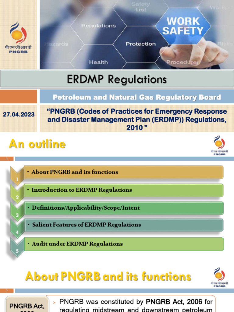 ERDMP Regulations | PDF | Emergency Management | Emergency