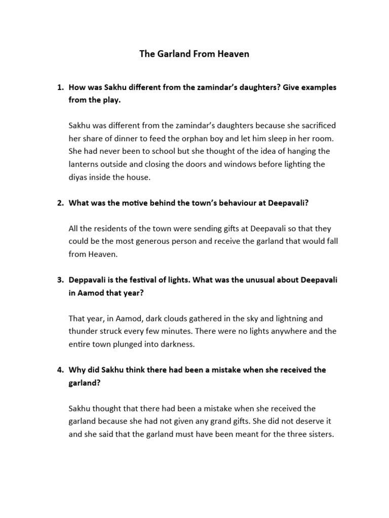 the-garland-from-heaven-question-answer-pdf