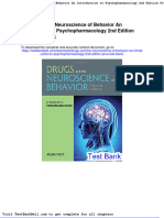 Drugs and The Neuroscience of Behavior An Introduction To Psychopharmacology 2nd Edition Prus Test Bank Download