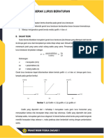 Praktikum 2 - Gerak Lurus Beraturan