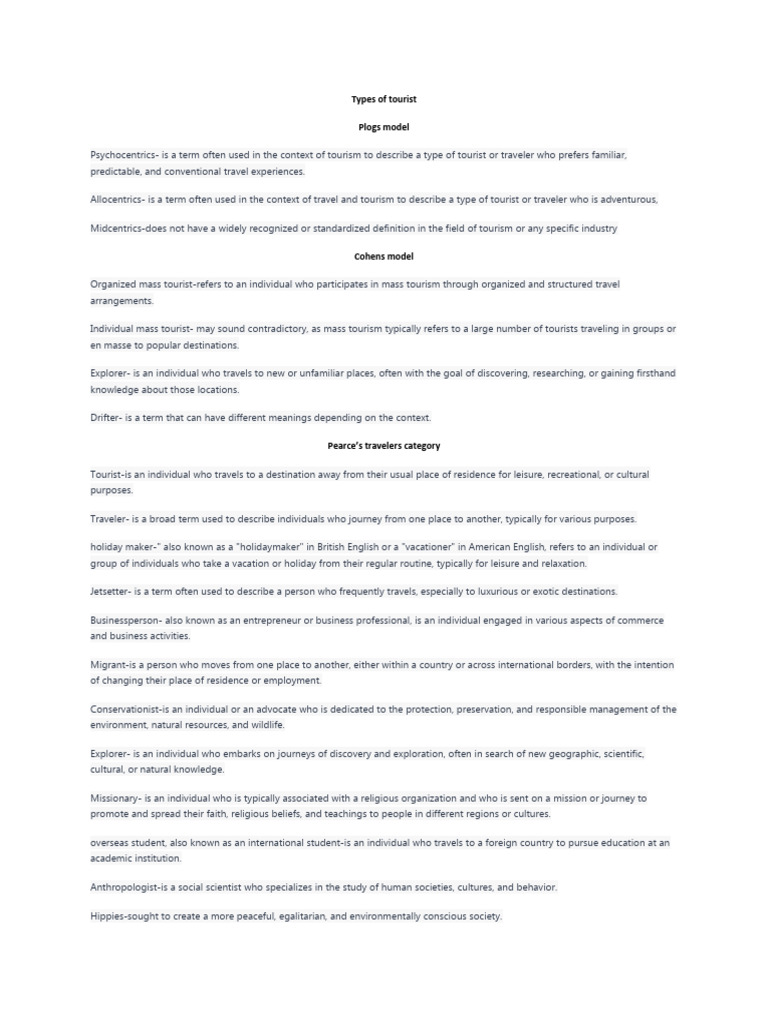 types-of-tourist-meaning-pdf