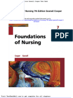 Foundations of Nursing 7th Edition Gosnell Cooper Test Bank Download