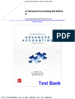 Fundamentals of Advanced Accounting 8th Edition Hoyle Test Bank Download