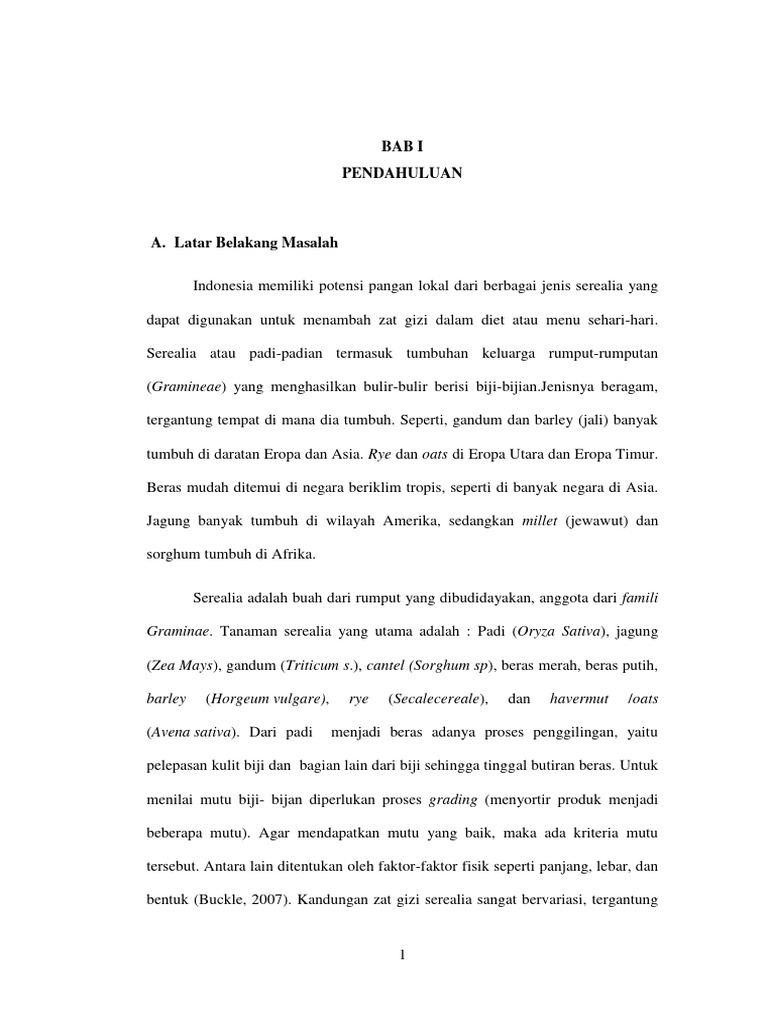 Bab I | PDF