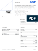 SKF 6020-2Z Specification