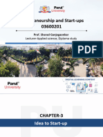 Entrepreneurship and Start-Ups 03600201: Lecturer-Applied Science, Diploma Study