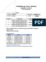 Cotizaciones Proveedora I-66 27-09-2023