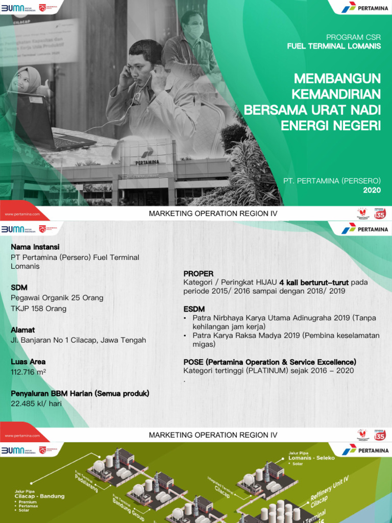 Program CSR Fuel Terminal Lomanis | PDF