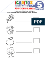 Descomposicion Silabica para Ninos de 5 Anos