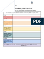 Personal Narrative Organizers and Rubric