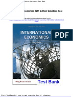 International Economics 12th Edition Salvatore Test Bank Download