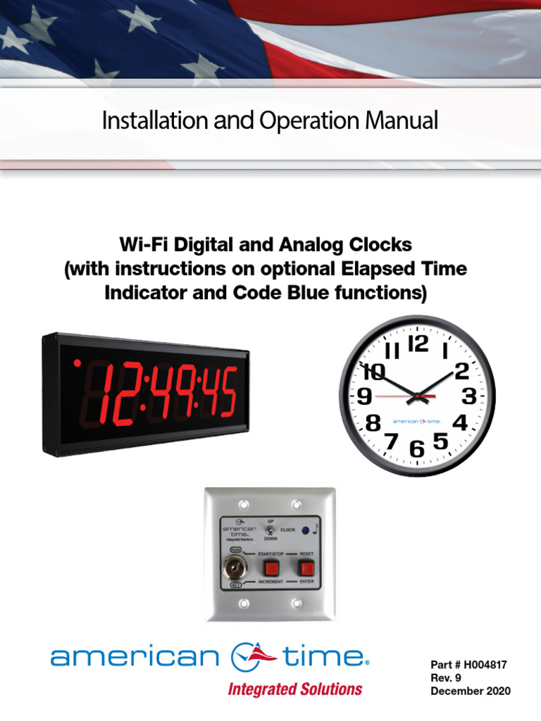 Wi-Fi Clock Installation Manual | PDF | Wi Fi | Computer Network