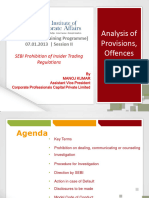 Analysis of Provisions, Offences & Penalties: (ICLS Mid Career Training Programme) 07.01.2013 - Session II